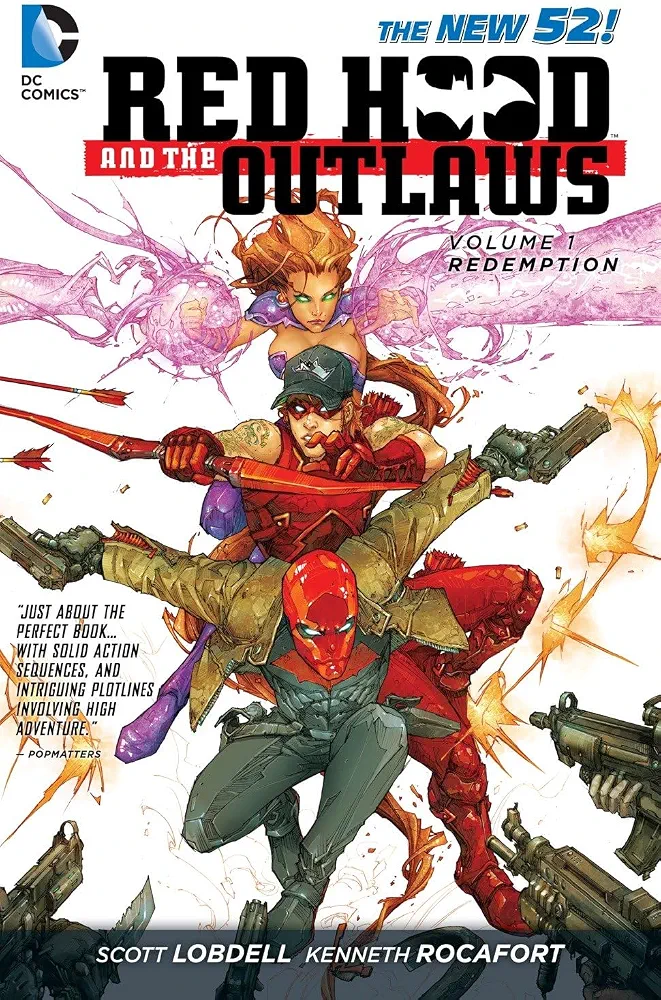 Capa de Capuz Vermelho e os Foras da lei Novos 52 Vol 1