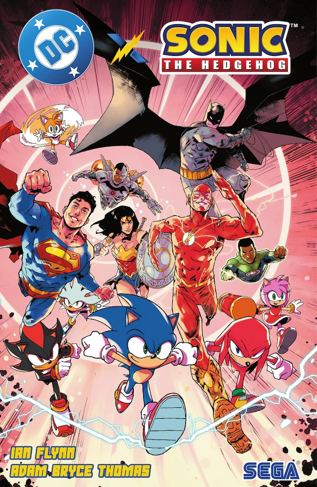 Capa de DC x Sonic the Hedgehog