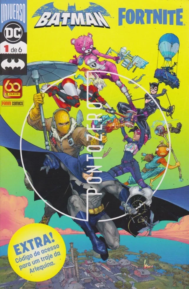 Capa de Batman/Fortnite: Ponto Zero # 1