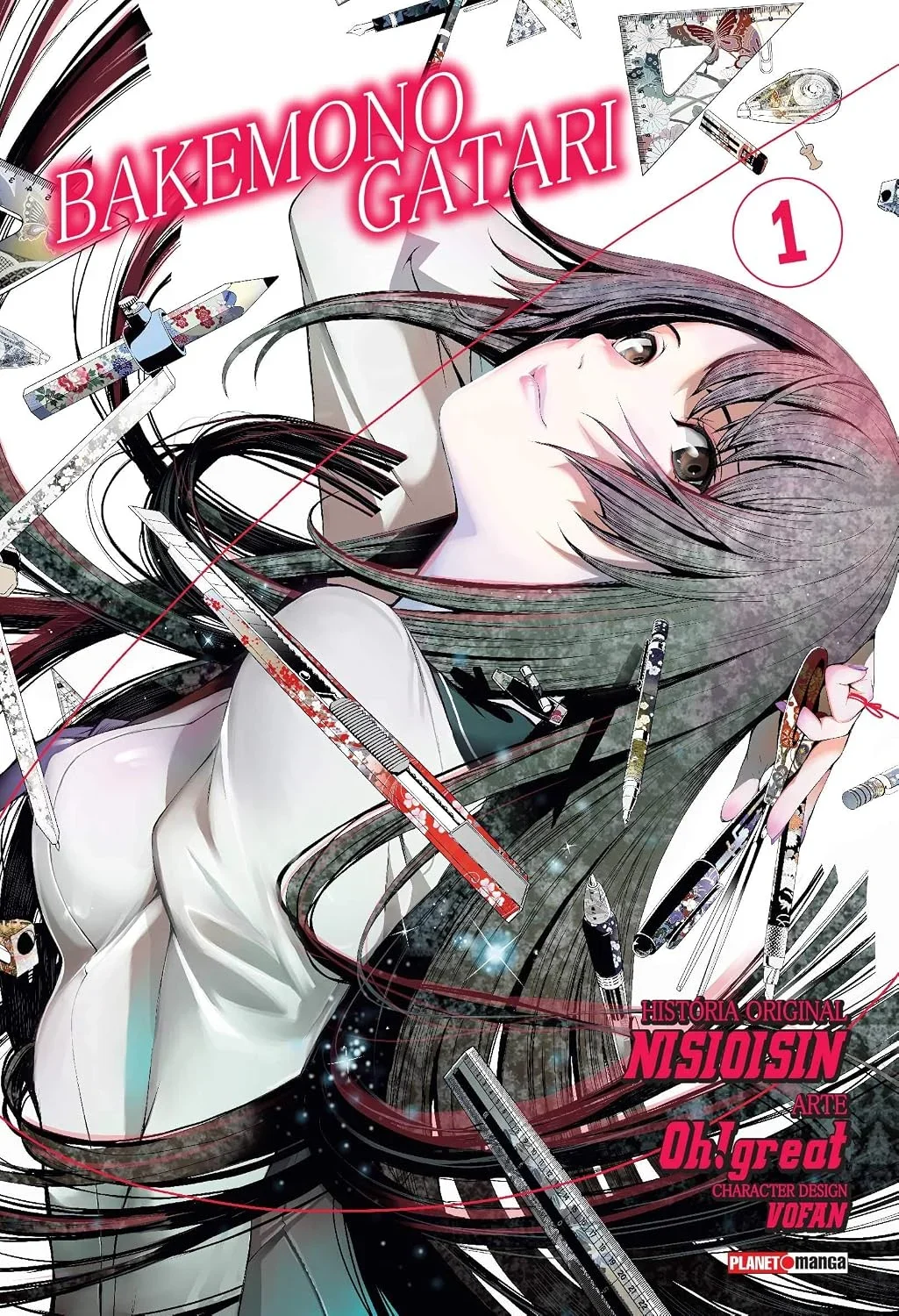Capa de Bakemonogatari Vol. 1
