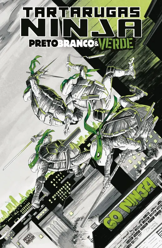 Tartarugas Ninja: Preto, Branco e Verde