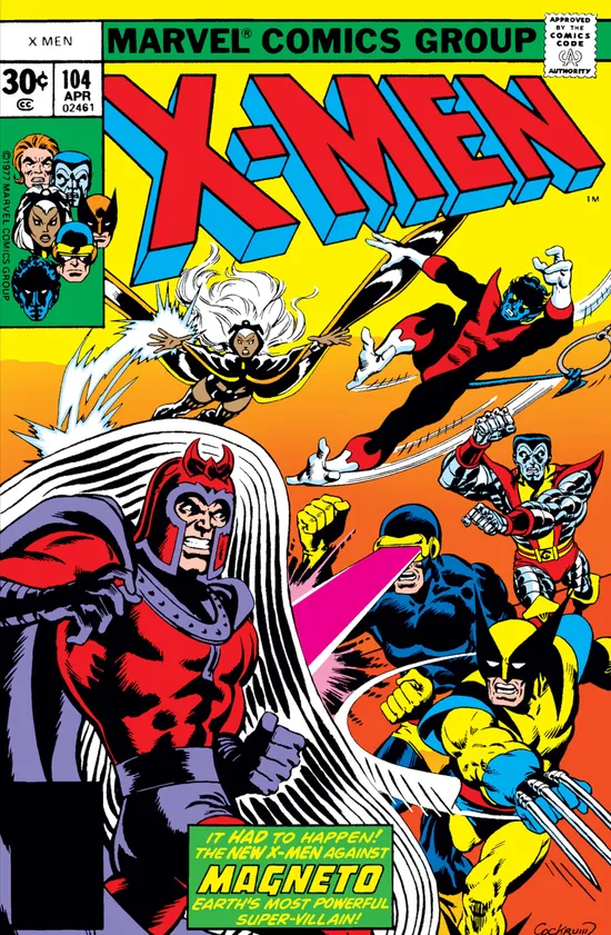 Capa de Os Fabulosos X-Men #104