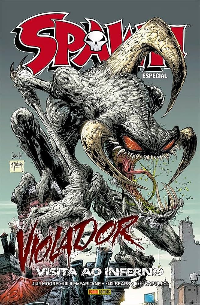 Capa de Violador visita ao inferno