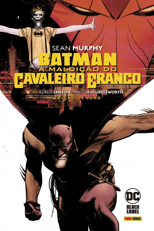 Capa de Batman: A Maldição Do Cavaleiro Branco - Edição De Luxo