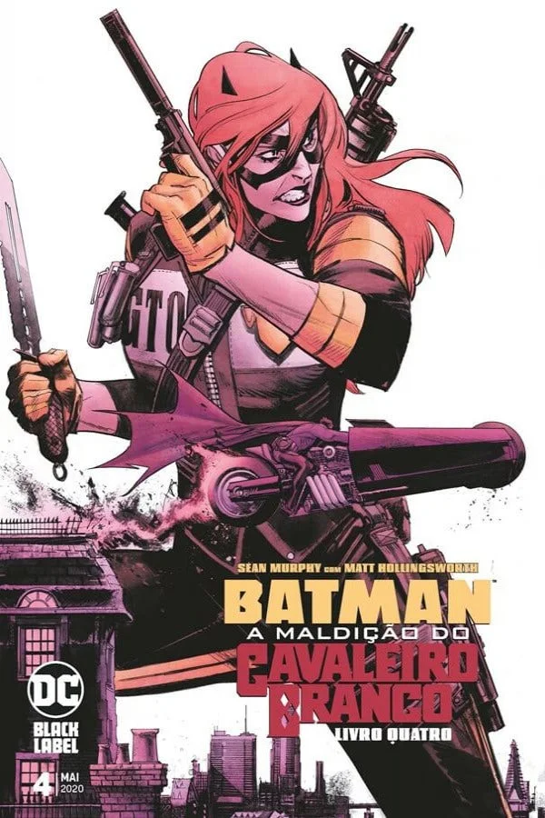 Capa de Batman: A Maldição Do Cavaleiro Branco Vol. 4