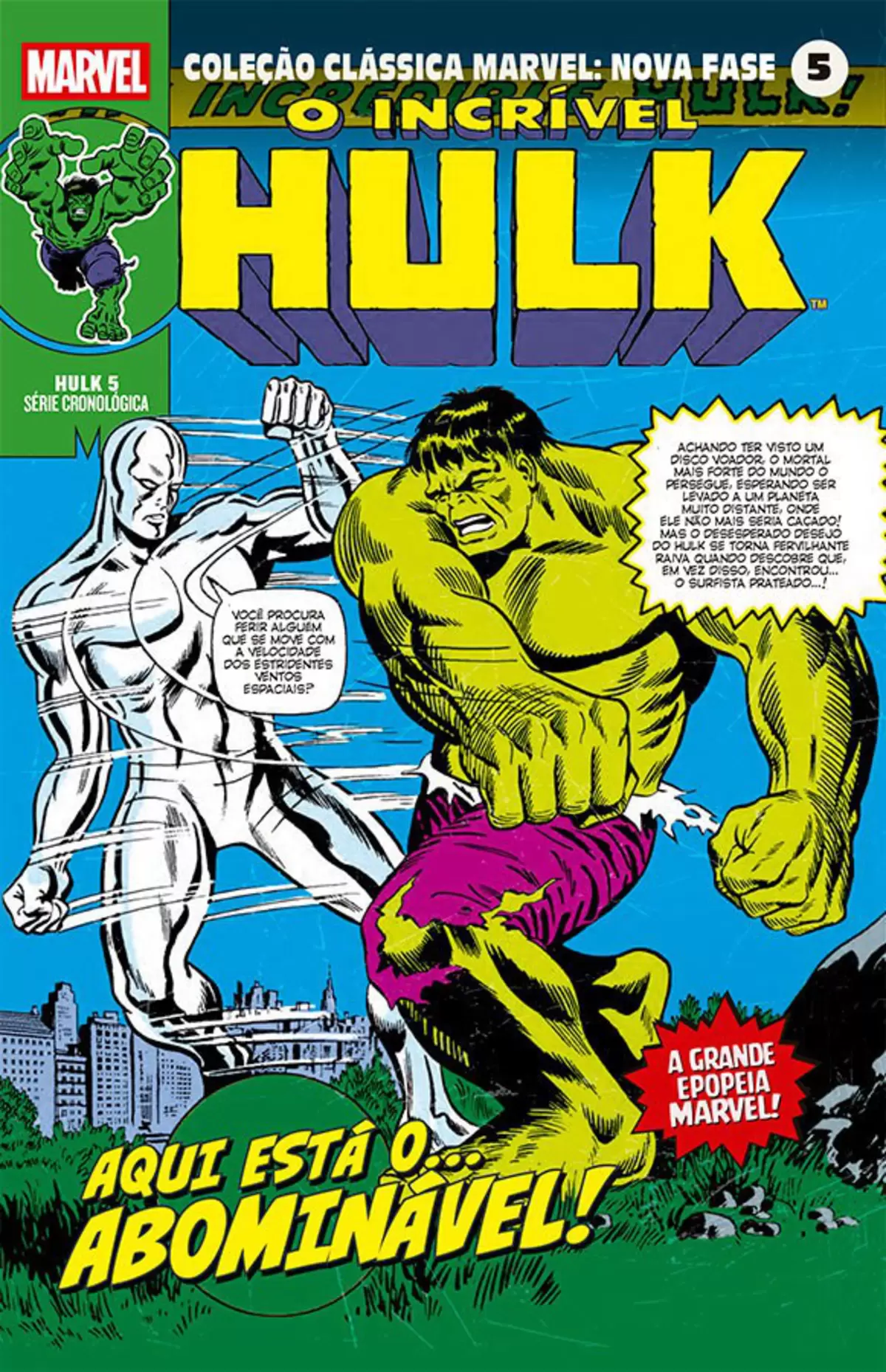 Coleção Clássica Marvel: Nova Fase Vol. 05 - Hulk 5 - Aqui Está O... Abominável!