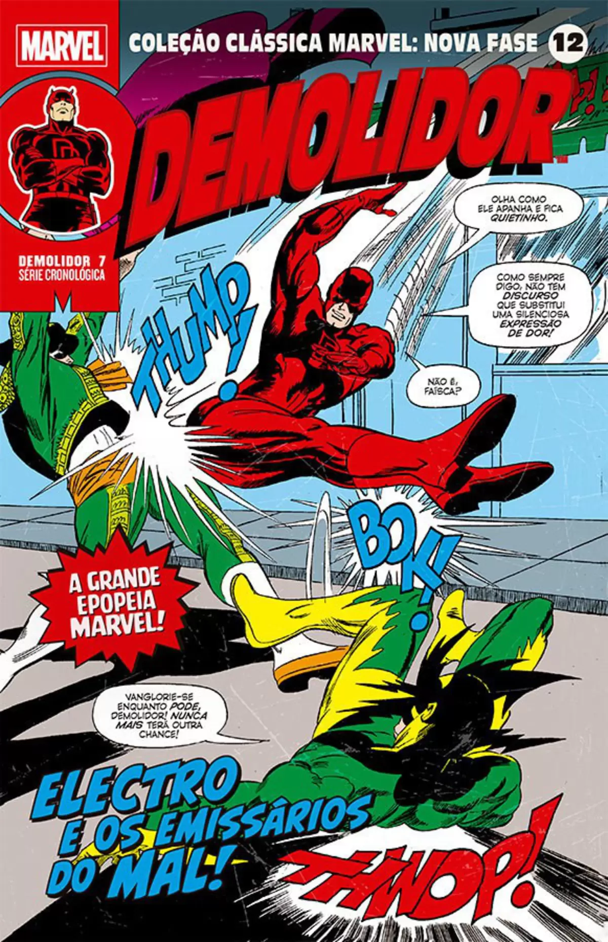 Coleção Clássica Marvel: Nova Fase Vol. 12 - Demolidor: Electro E Os Emissários Do Mal!