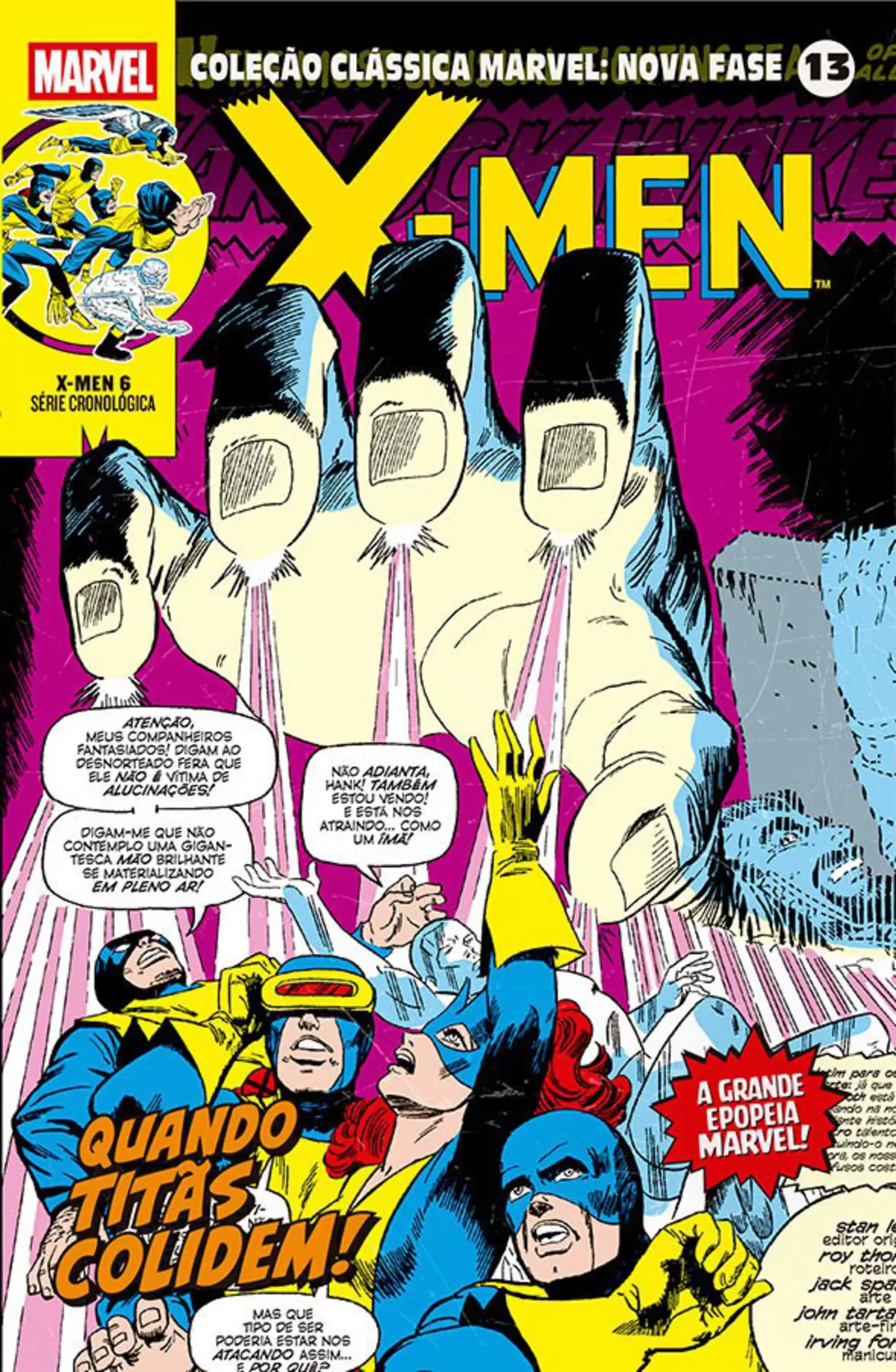 Coleção Clássica Marvel: Nova Fase Vol. 13 - X-Men: Quando Titãs Colidem!