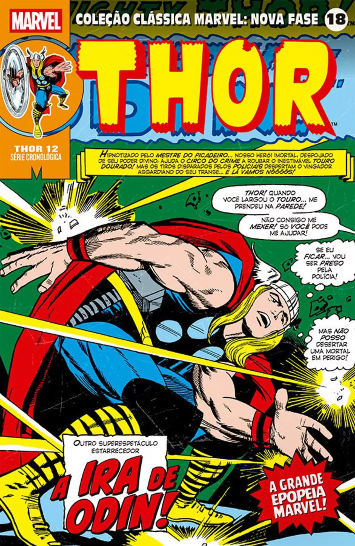 Coleção Clássica Marvel: Nova Fase Vol. 18 - Thor 12 - A Ira De Odin!