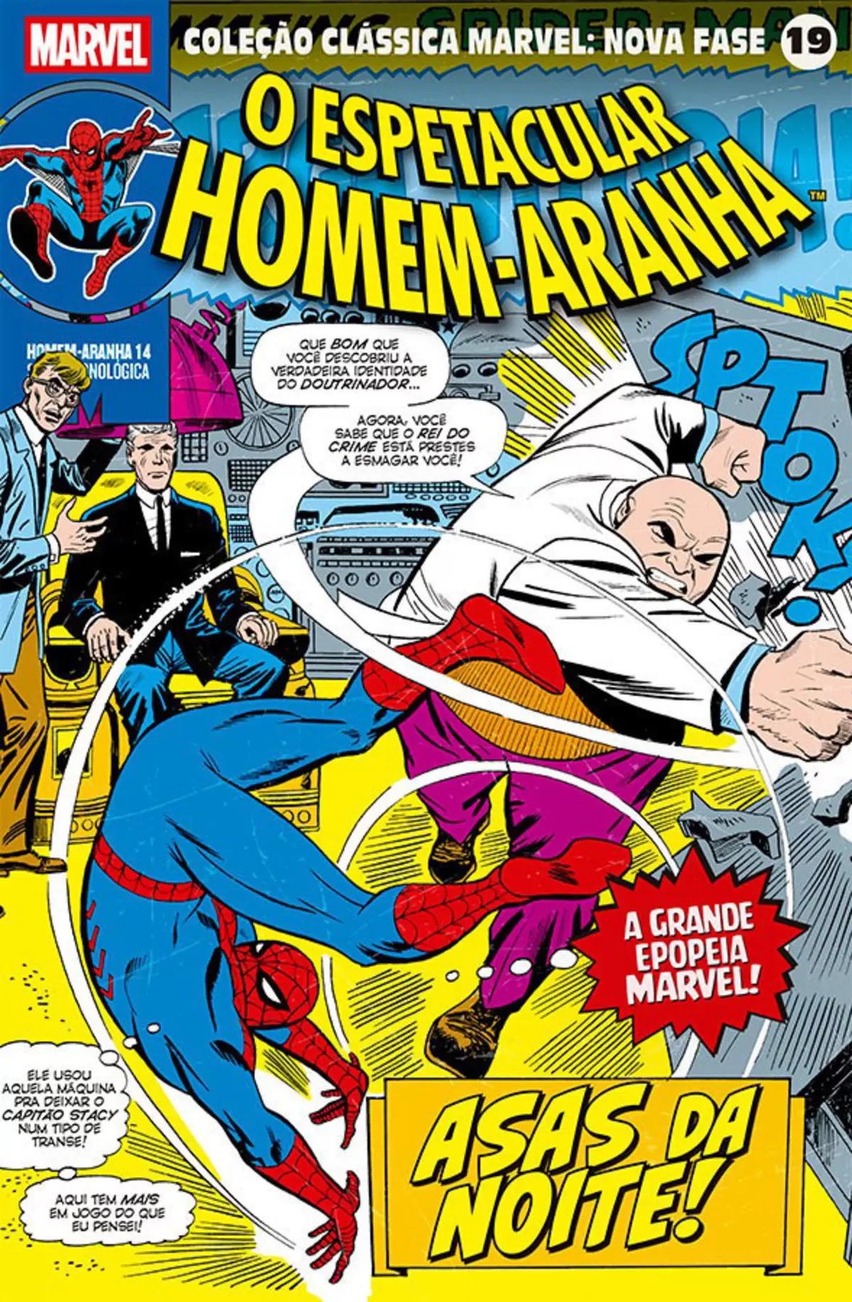 Coleção Clássica Marvel: Nova Fase Vol. 19 - Homem-Aranha 14 - Asas Da Noite!
