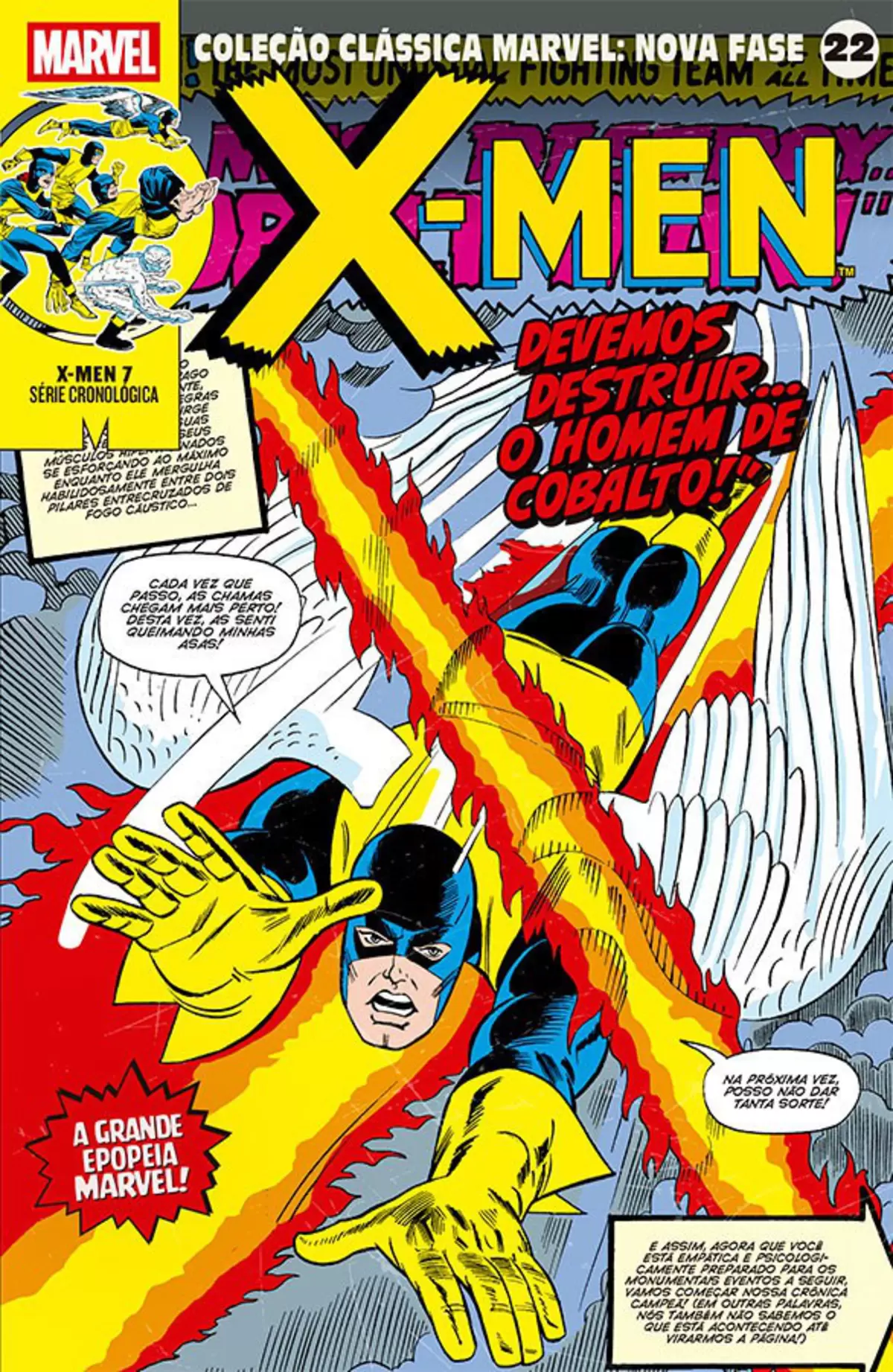 Coleção Clássica Marvel: Nova Fase Vol. 22 - X-Men 7 - O Homem De Cobalto!
