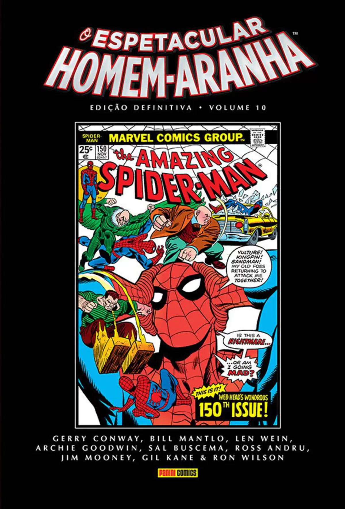 Capa de O Espetacular Homem-Aranha Edição Definitiva Vol. 10