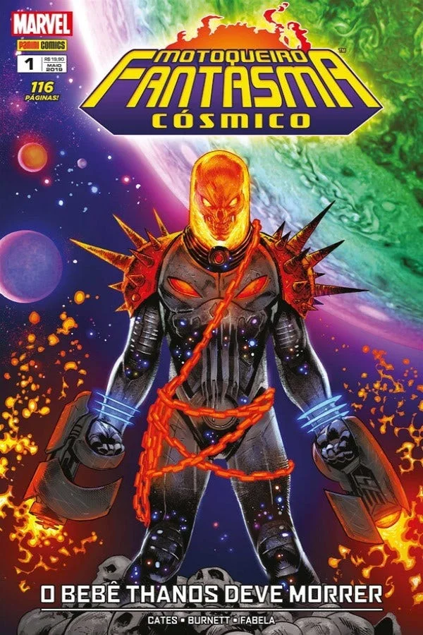 Capa de Motoqueiro Fantasma Cósmico Vol. 1