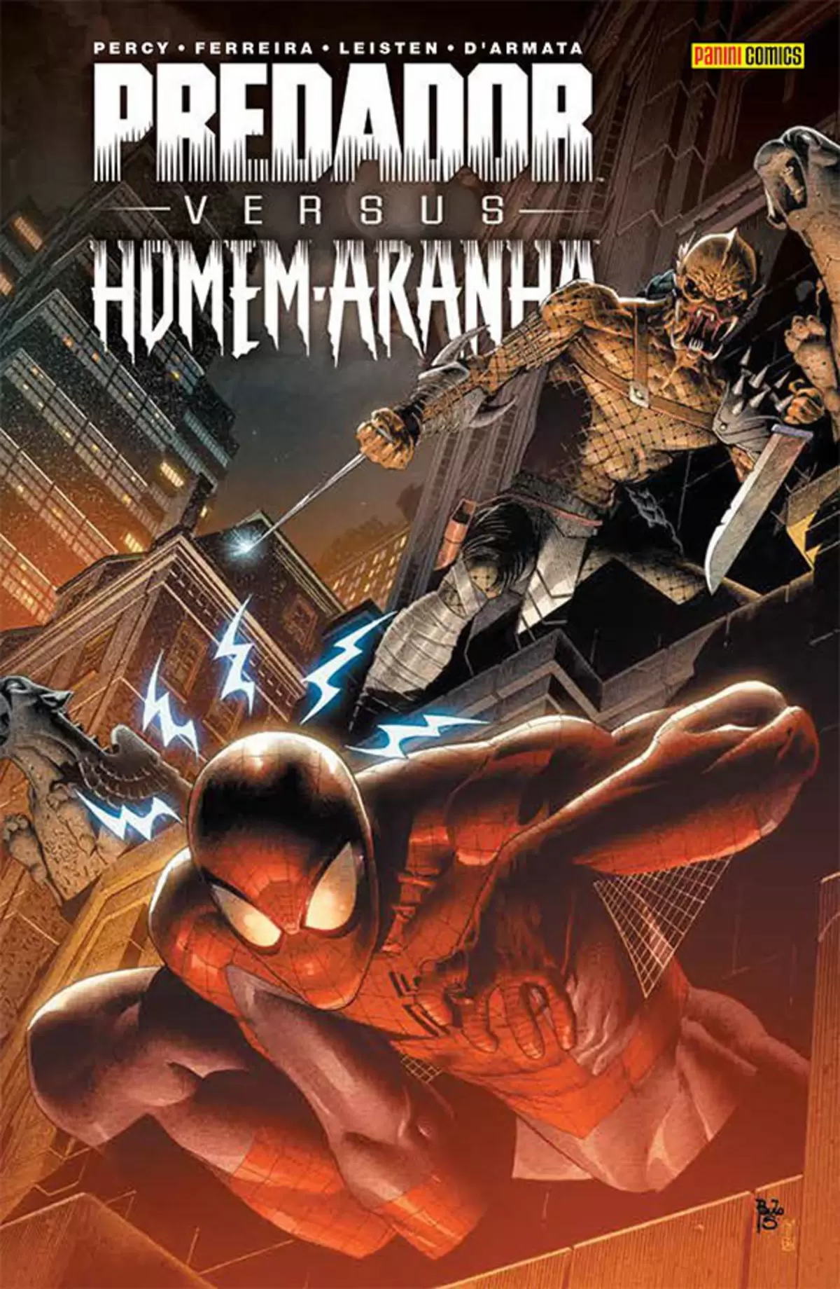 Capa de Predador Versus Homem-Aranha