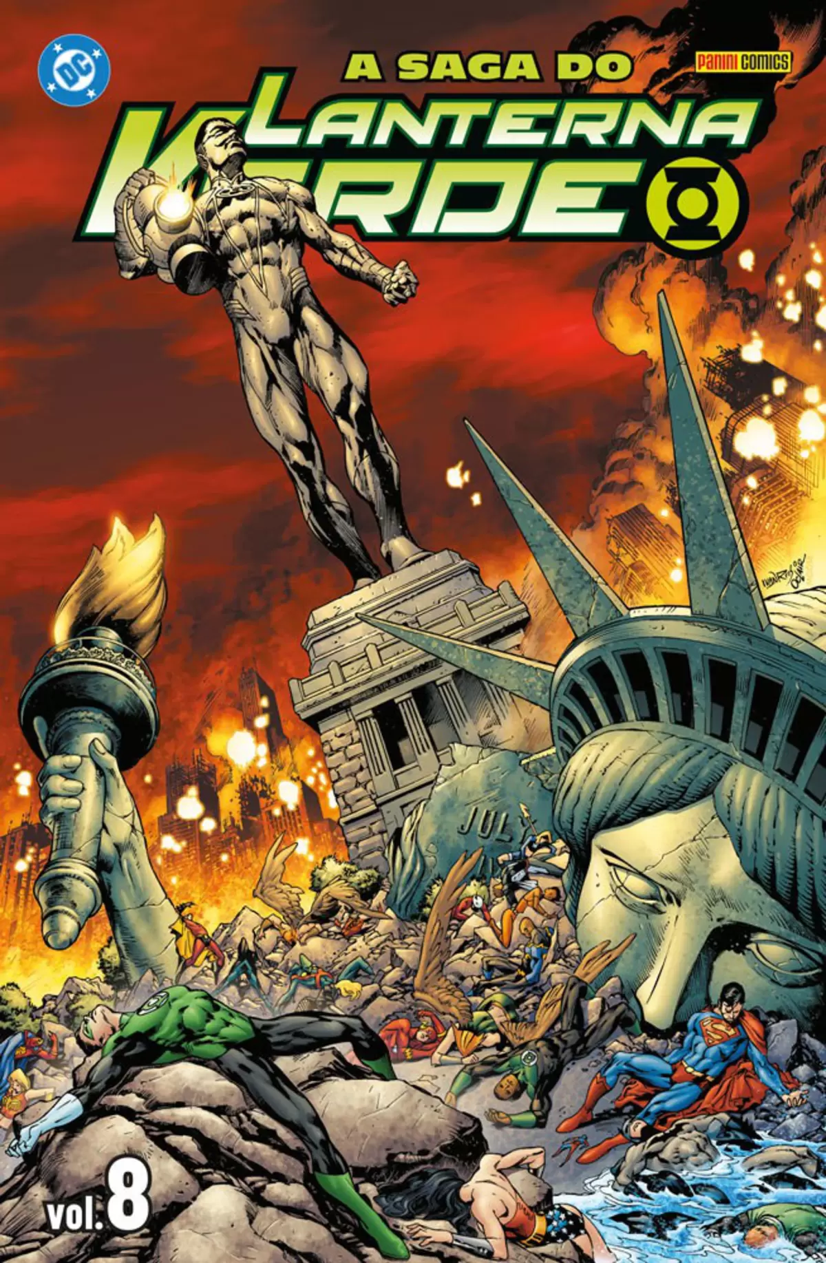 Capa de A Saga Do Lanterna Verde 08