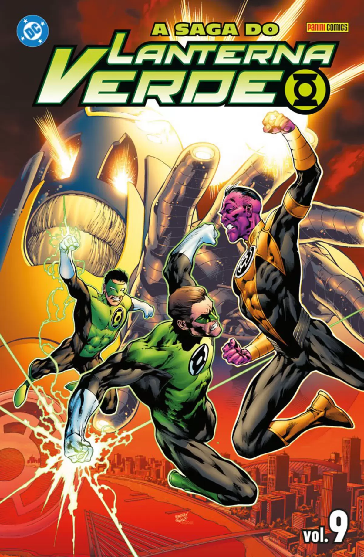 Capa de A Saga Do Lanterna Verde 09