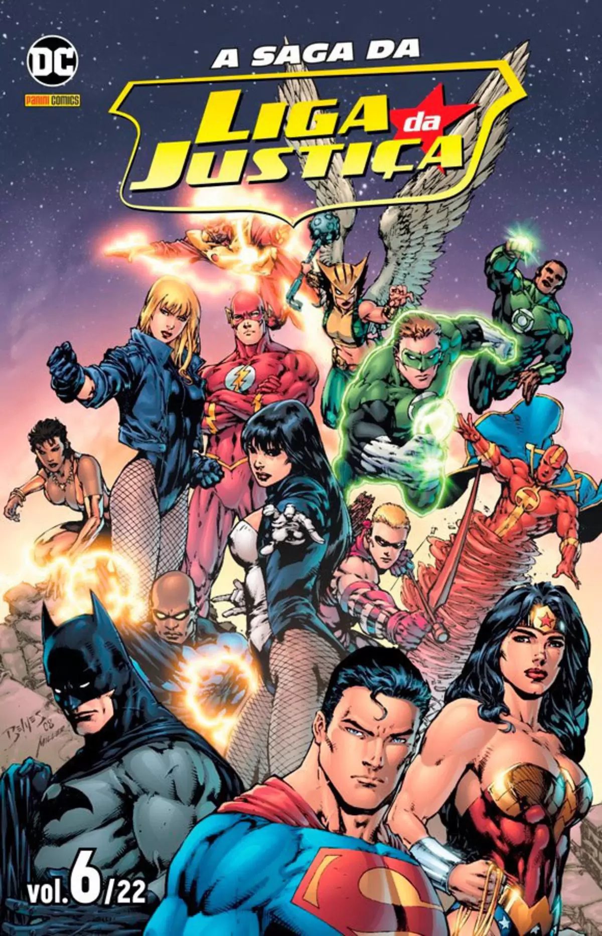 Capa de A Saga Da Liga Da Justiça 06/22