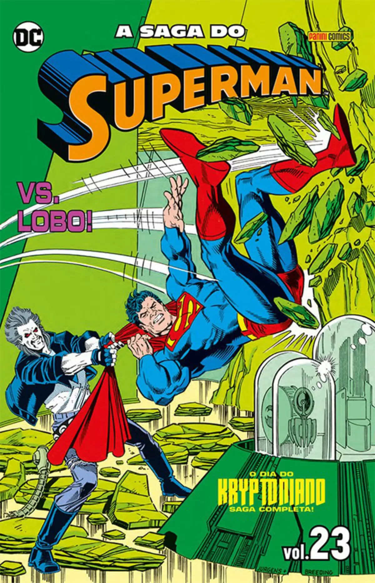 Capa de A Saga Do Superman Vol. 23