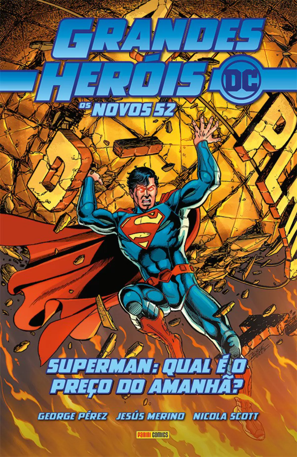 Capa de Grandes Heróis DC: Os Novos 52 Vol. 10 - Superman: Qual O Preço Do Amanhã?