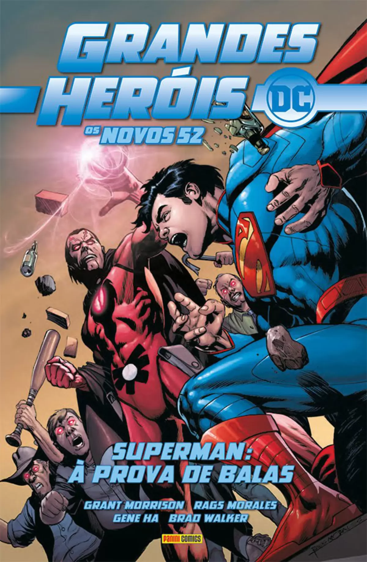 Capa de Grandes Heróis DC: Os Novos 52 Vol. 15 - Superman: À Prova De Balas