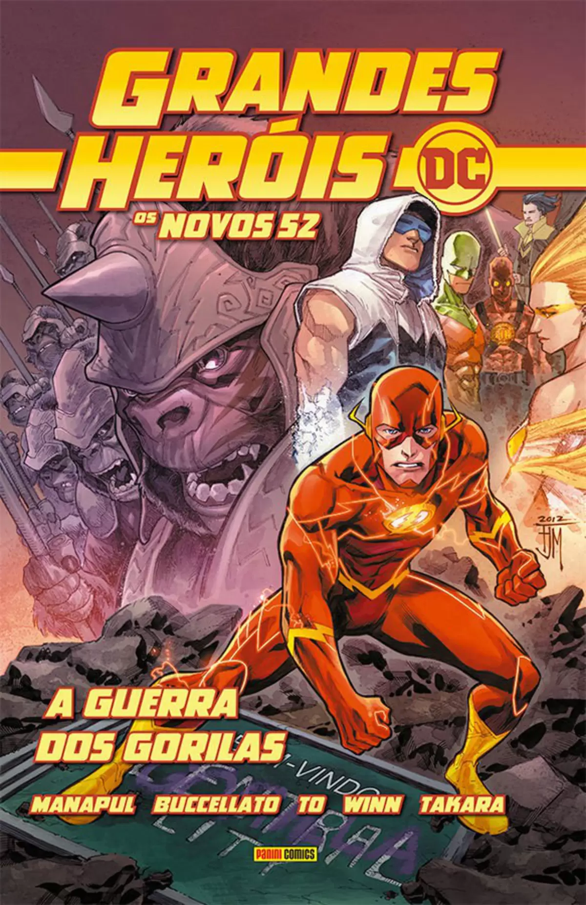 Grandes Heróis DC: Os Novos 52 Vol. 28 - Flash: A Guerra Dos Gorilas