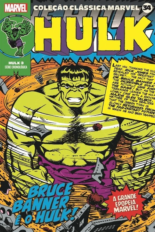 Coleção Clássica Marvel Vol. 34 - Hulk Vol. 3