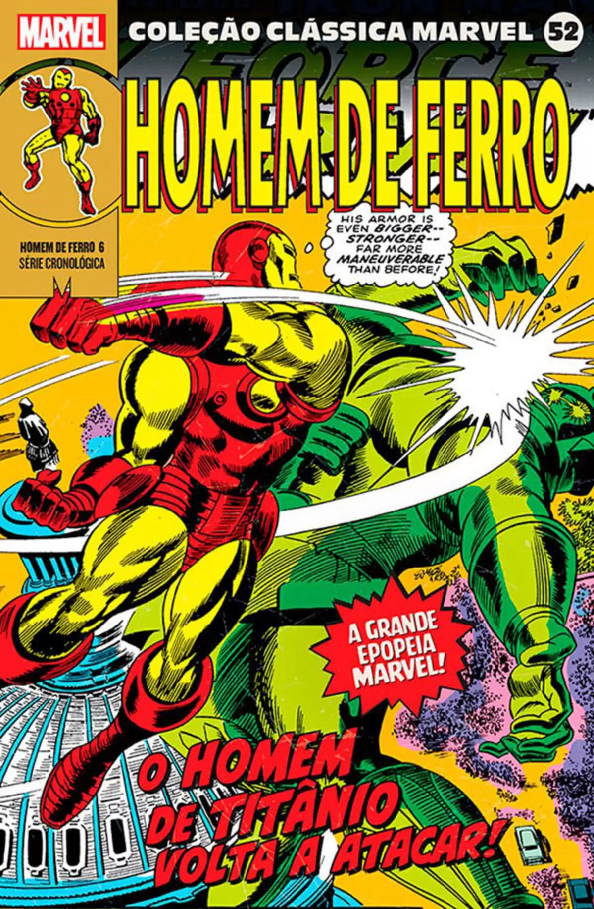 Coleção Clássica Marvel Vol. 52 - Homem De Ferro 06