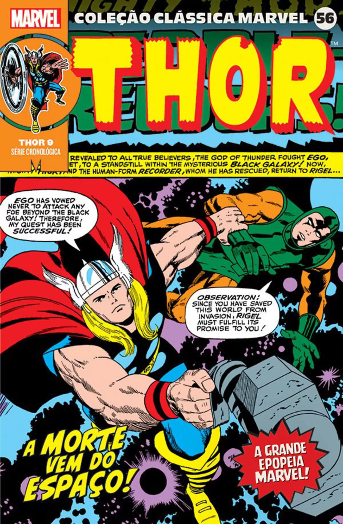 Capa de Coleção Clássica Marvel Vol. 56 - Thor 09