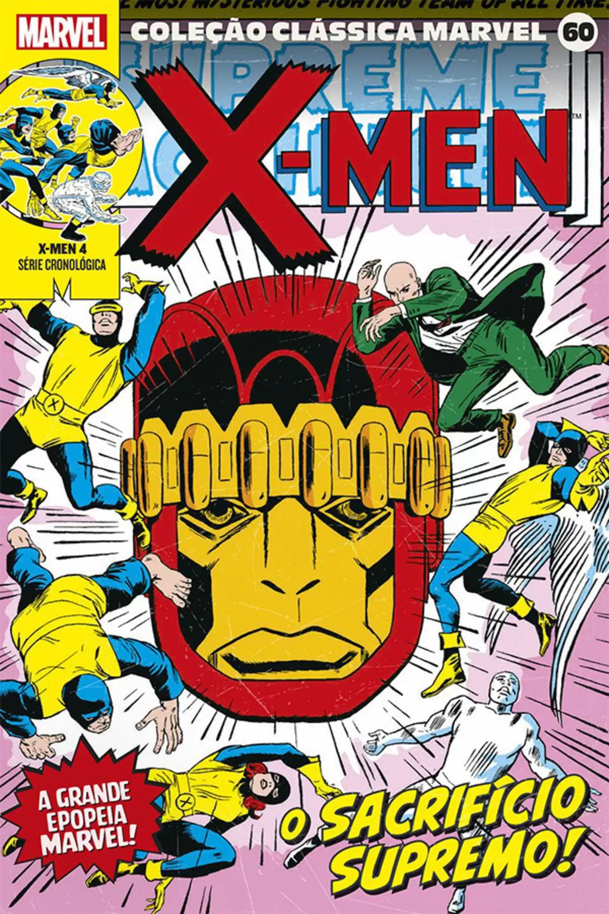 Capa de Coleção Clássica Marvel Vol. 60 - X-Men 04