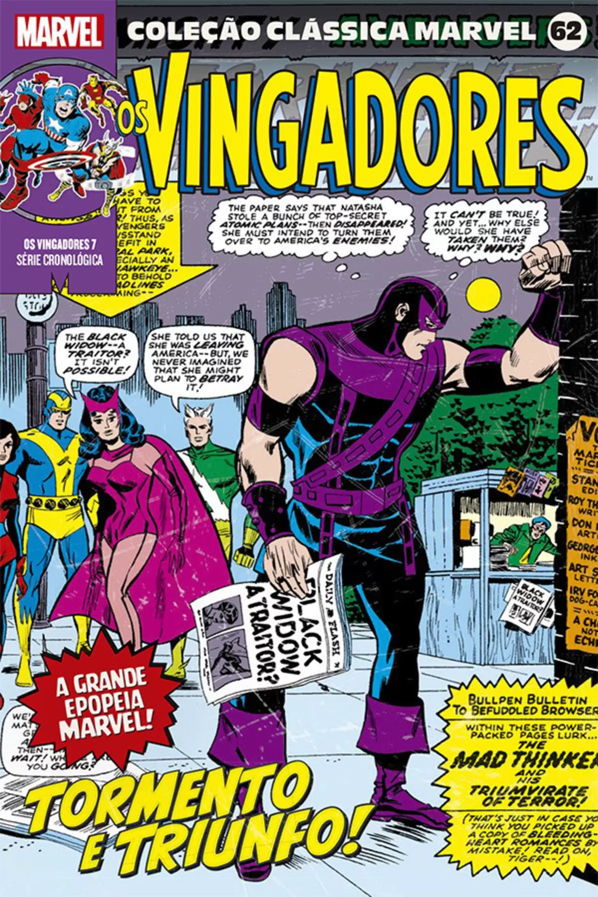 Coleção Clássica Marvel Vol. 62 - Vingadores 07