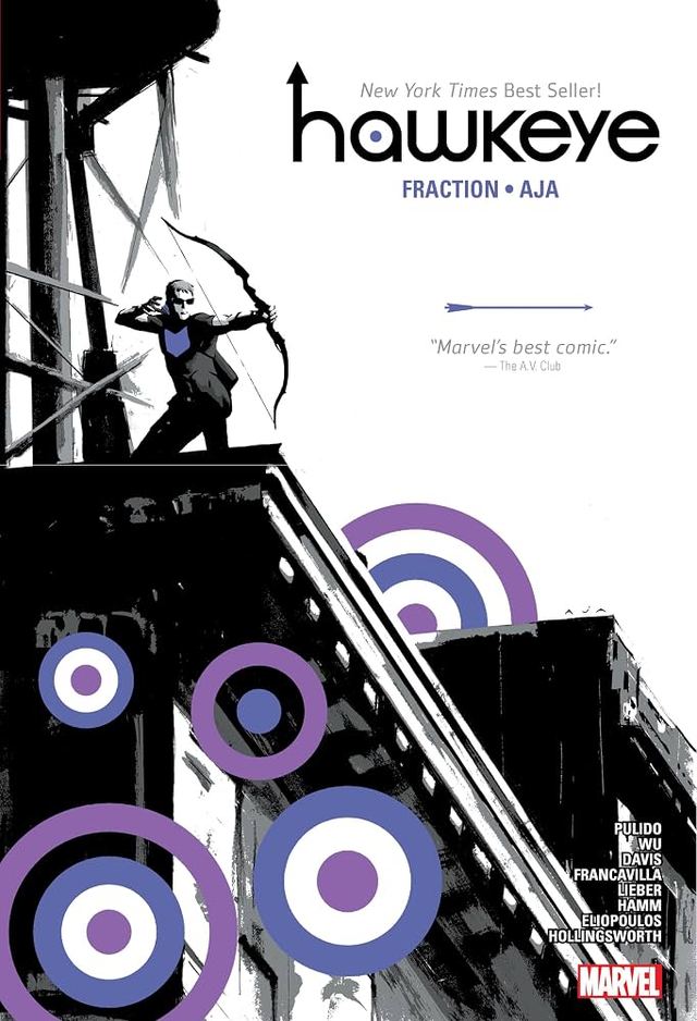 Capa de Gavião Arqueiro Por Matt Fraction & David Aja