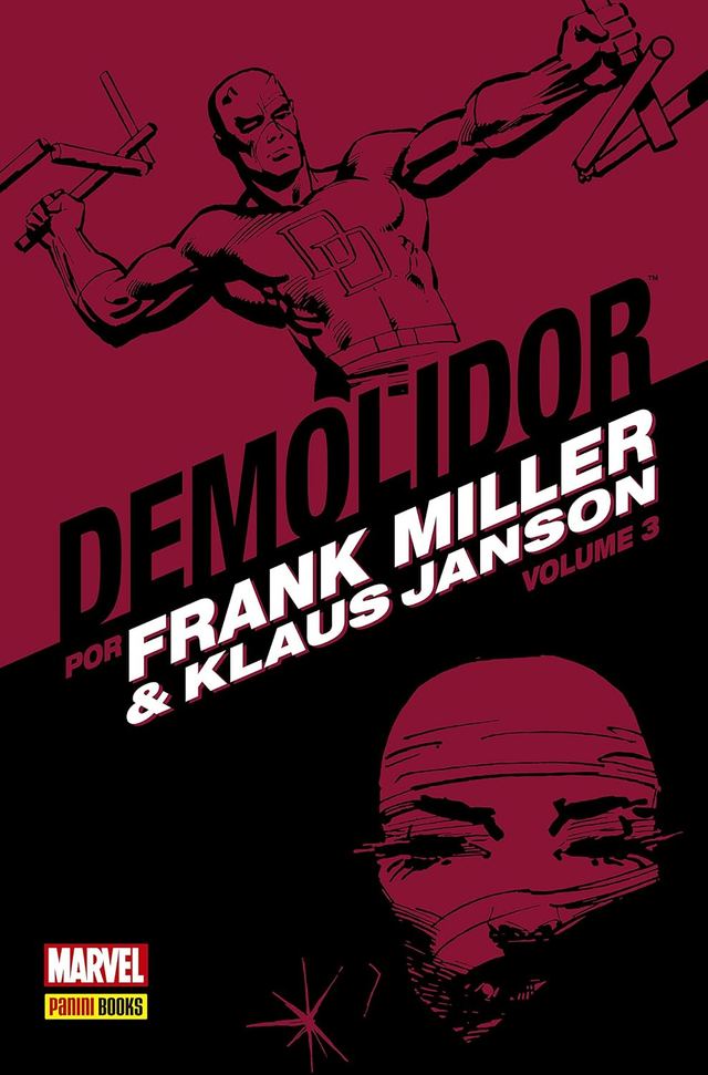 Capa de Demolidor por Frank Miller & Klaus Janson - Volume 3