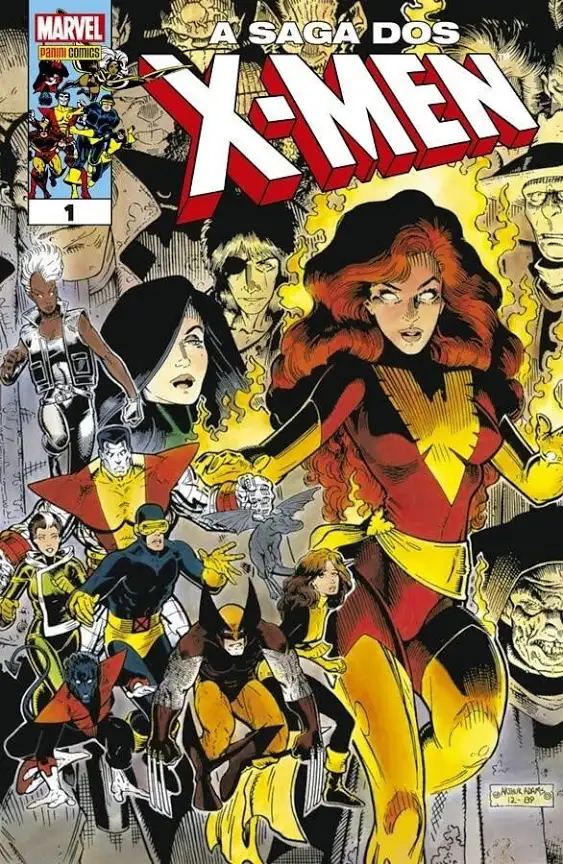 Capa de A Saga dos X-Men Vol. 1