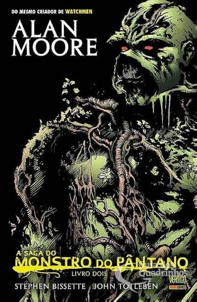 Capa de A Saga do Monstro do Pantano