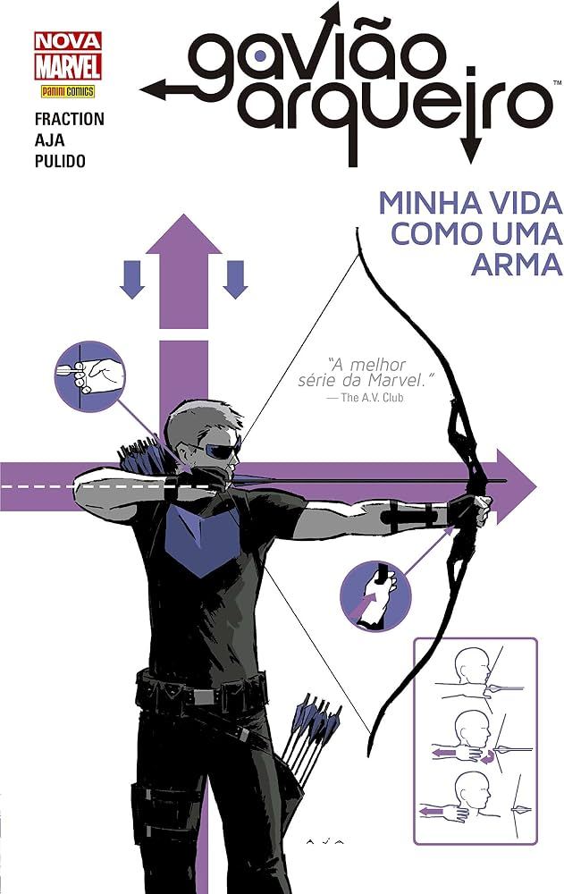 Capa de Gavião Arqueiro: Minha Vida Como uma Arma