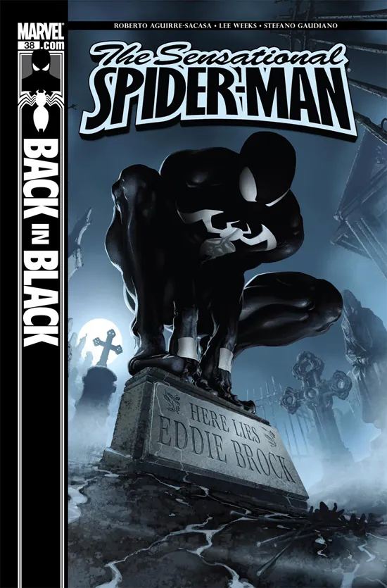 Capa de Homem-Aranha: De Volta ao Preto