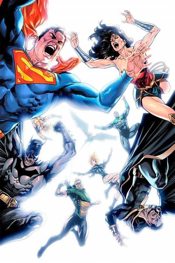 Capa de A Morte Da Liga Da Justiça