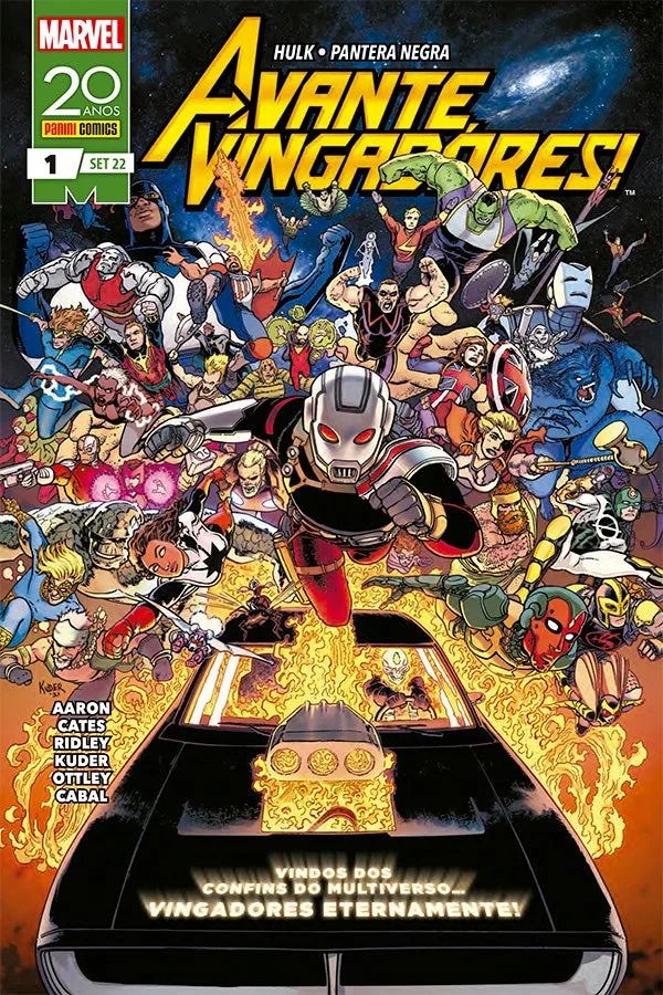 Capa de Avante, Vingadores! (2022) Vol. 1