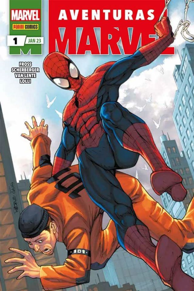 Capa de Aventuras Marvel 01