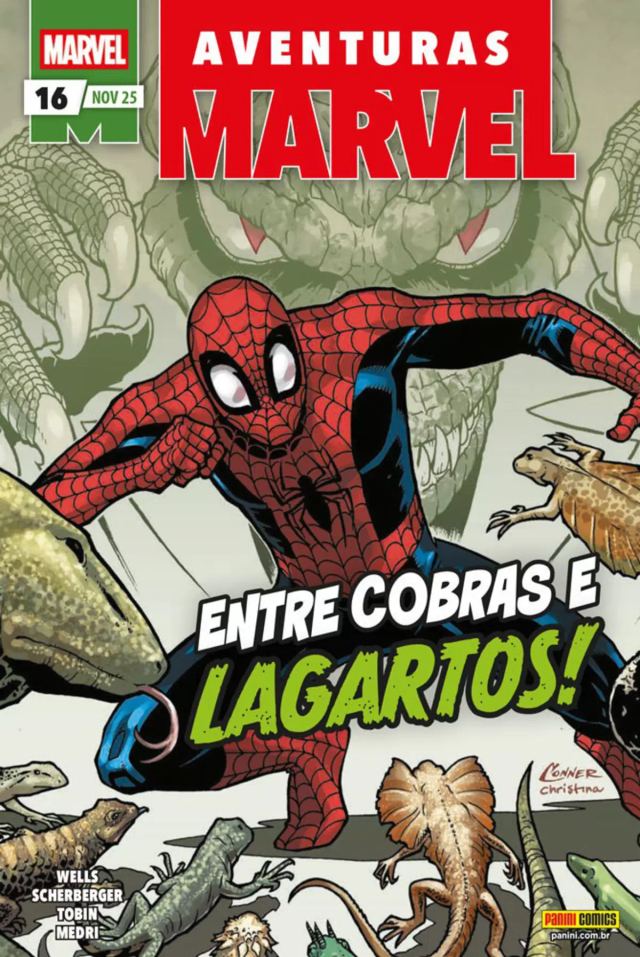 Capa de Aventuras Marvel 16