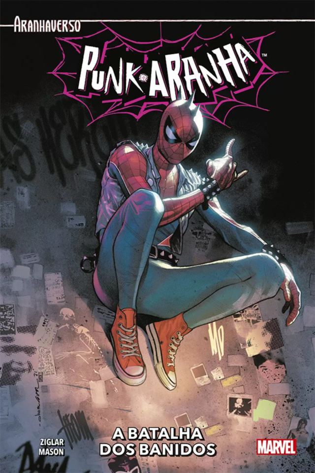 Capa de Aranhaverso: Aranha-Punk