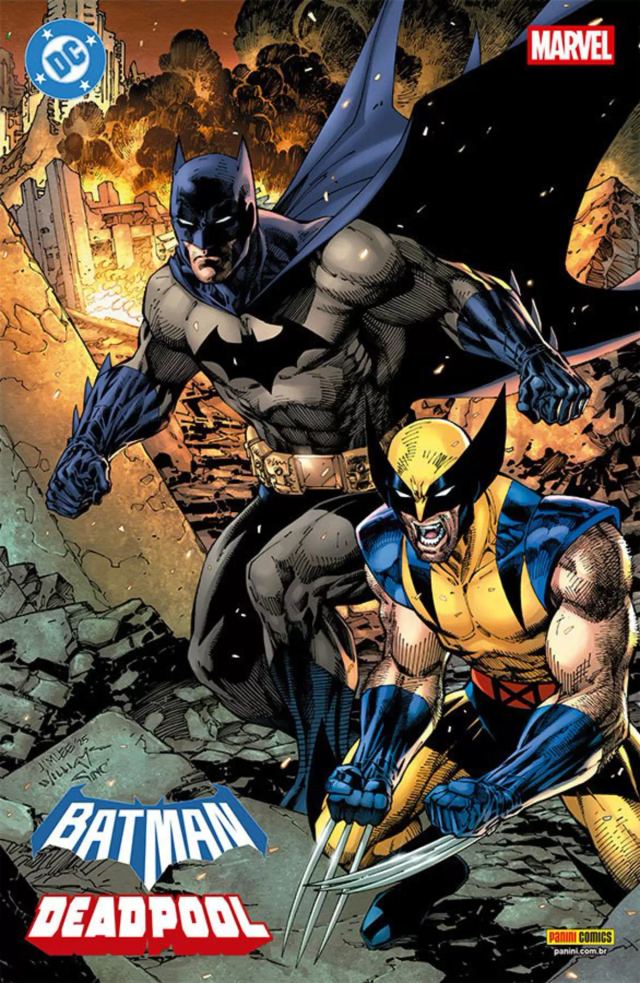 Capa de Batman/Deadpool - Capa Variante 2