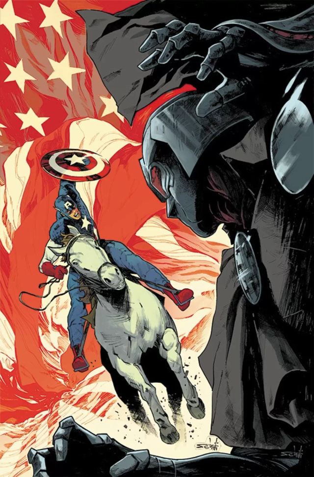 Capa de Capitão América E Os Vingadores 07