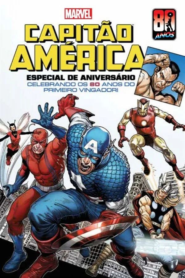 Capa de Capitão América: 80 Anos