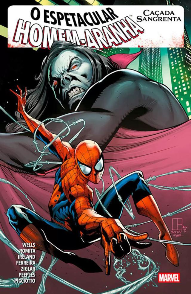 Capa de Caçada Sangrenta: Homem-Aranha