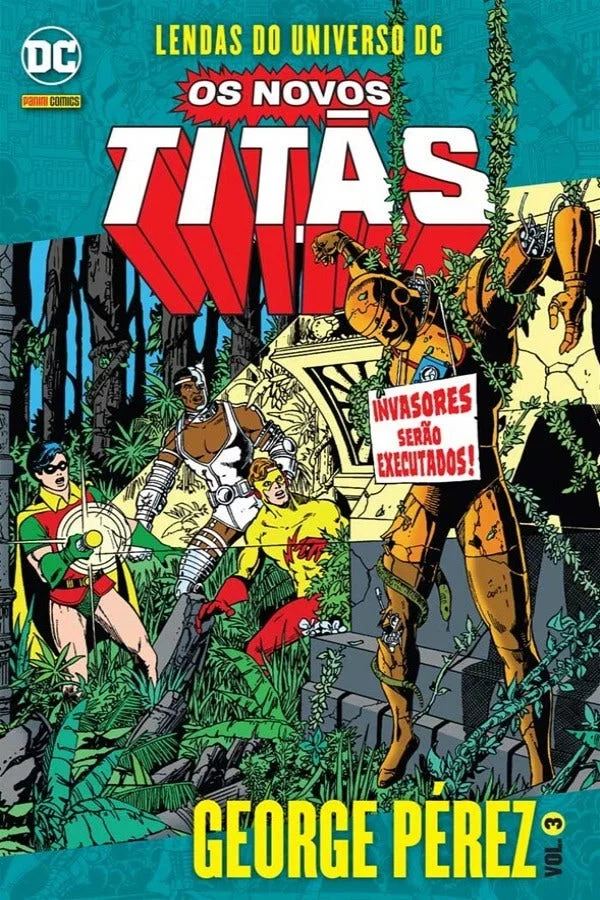 Capa de Os Novos Titãs Por George Pérez Vol. 3