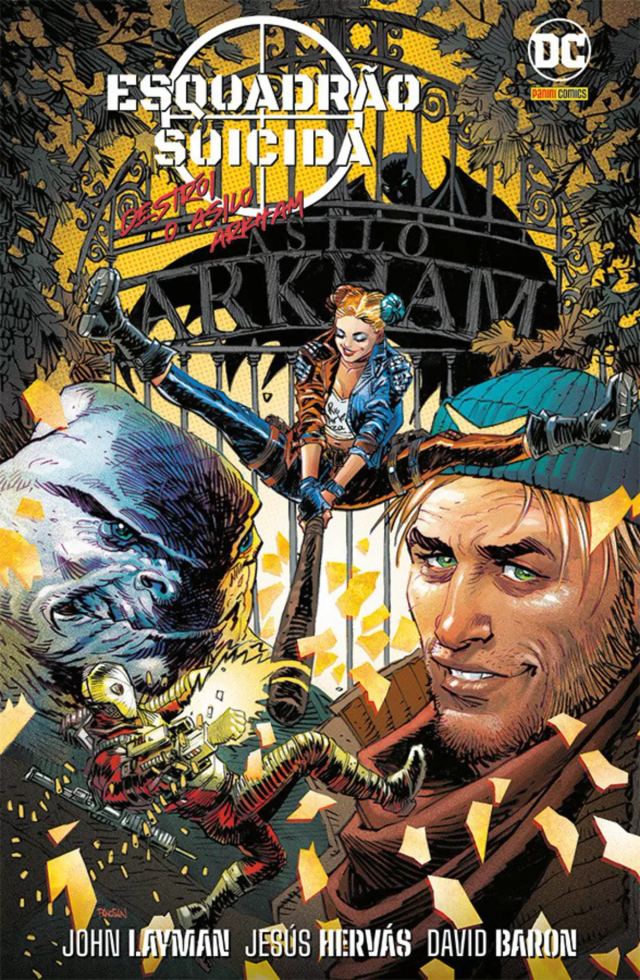 Capa de Esquadrão Suicida: Destrói O Asilo Arkham