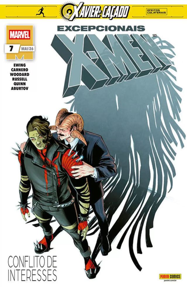 Capa de Excepcionais X-Men 7