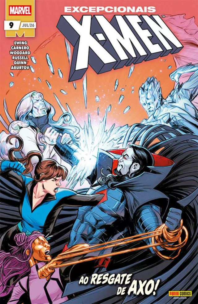 Capa de Excepcionais X-Men 9