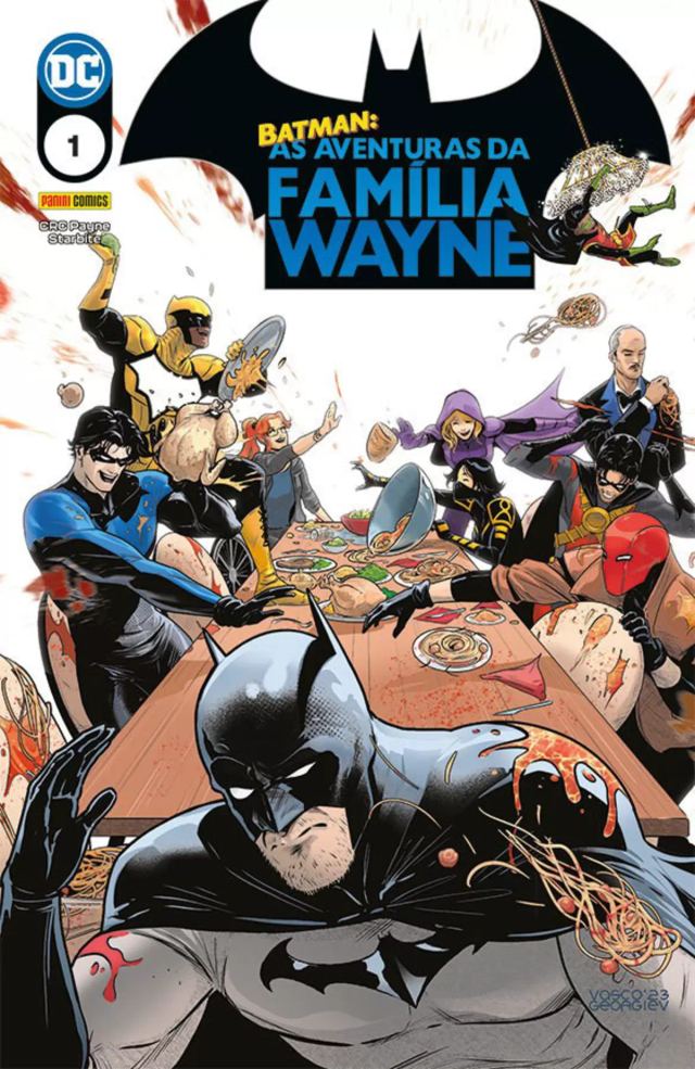 Capa de Batman: As Aventuras Da Família Wayne Vol. 1